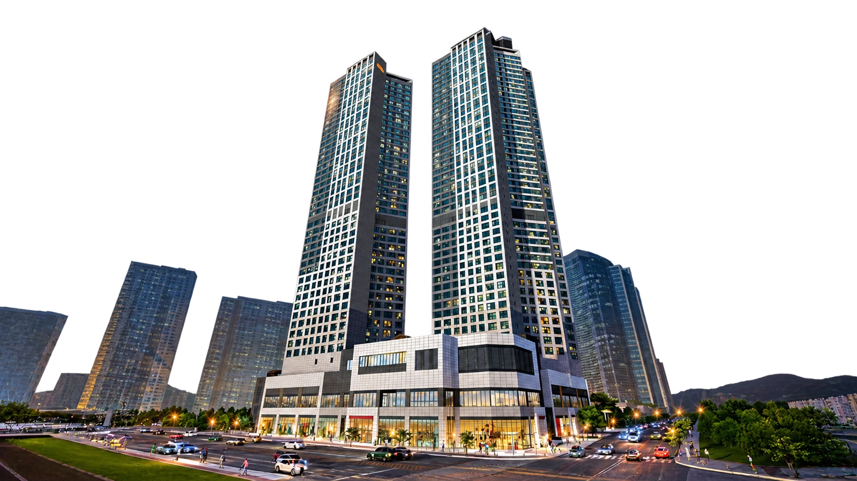 천안아산역 이편한세상시티 투시도